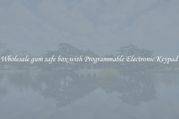 Wholesale gum safe box with Programmable Electronic Keypad 
