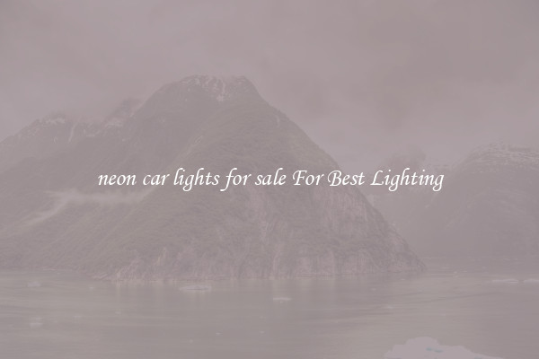 neon car lights for sale For Best Lighting