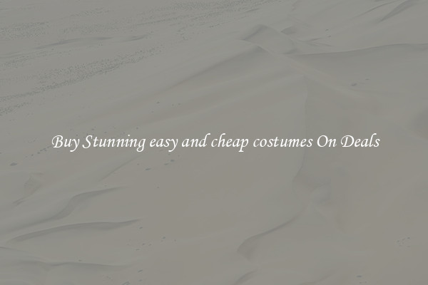 Buy Stunning easy and cheap costumes On Deals