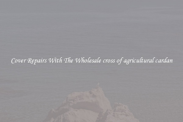  Cover Repairs With The Wholesale cross of agricultural cardan 