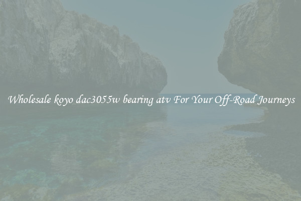 Wholesale koyo dac3055w bearing atv For Your Off-Road Journeys